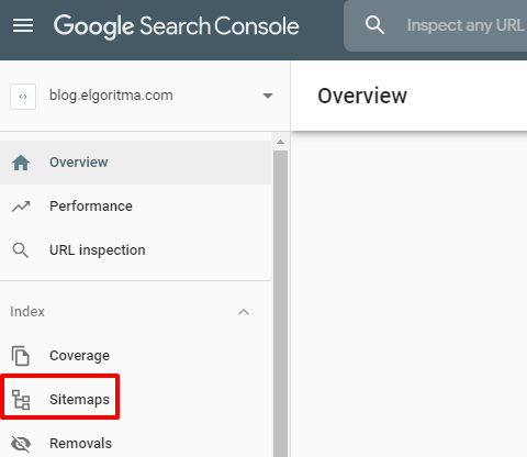 google search console sitemaps
