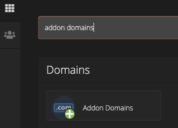 cara membuat add on domains di cpanel