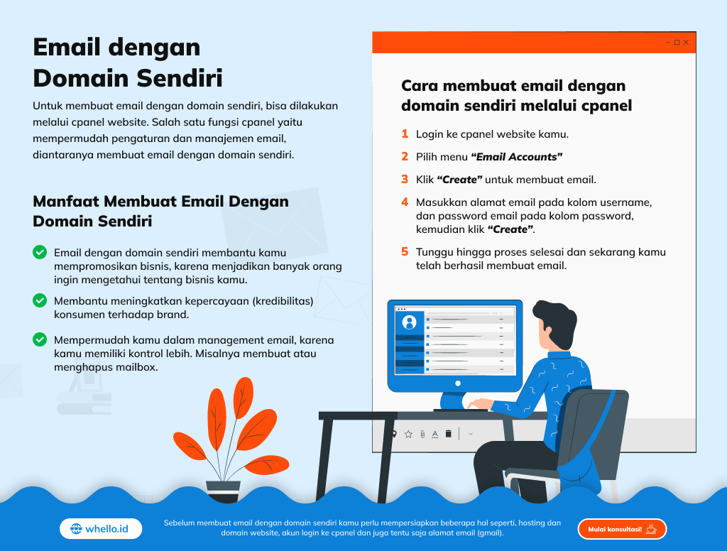 cara membuat email dengan domain sendiri