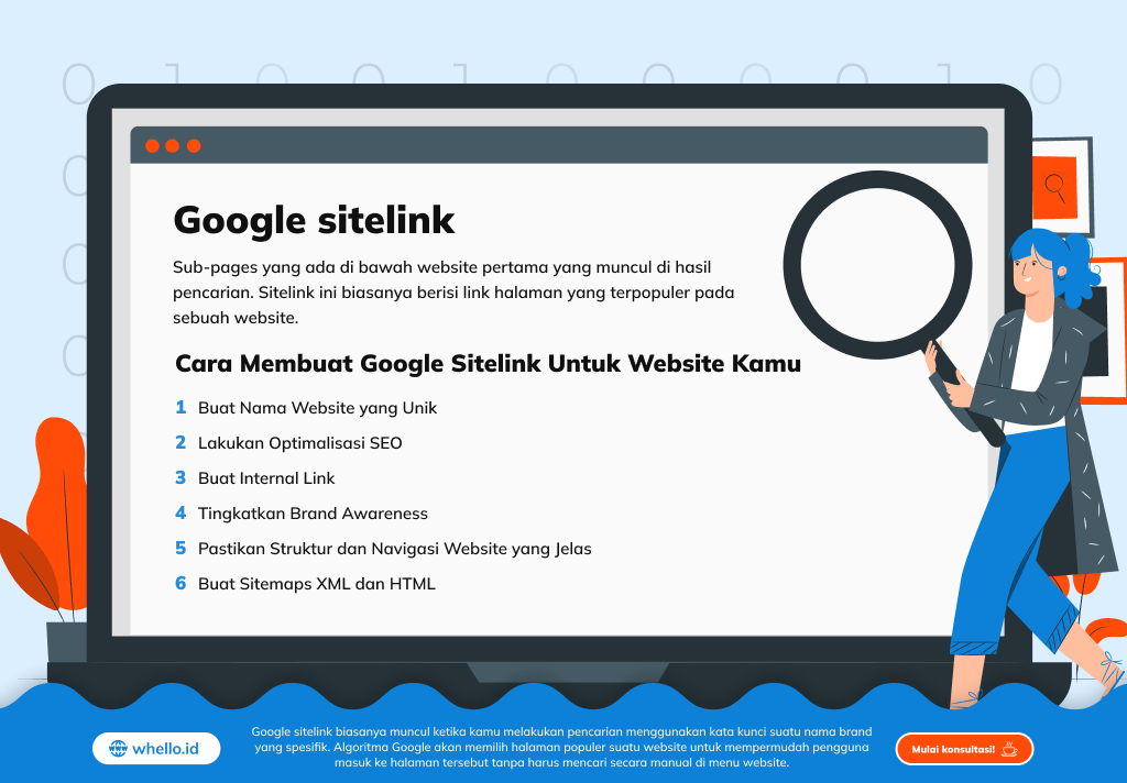 cara membuat google sitelink website