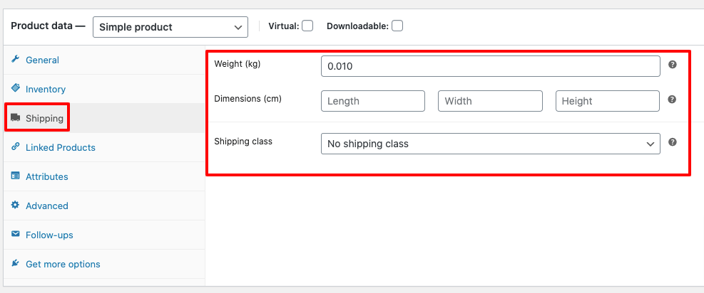 cara menambahkan shipping produk pada toko online