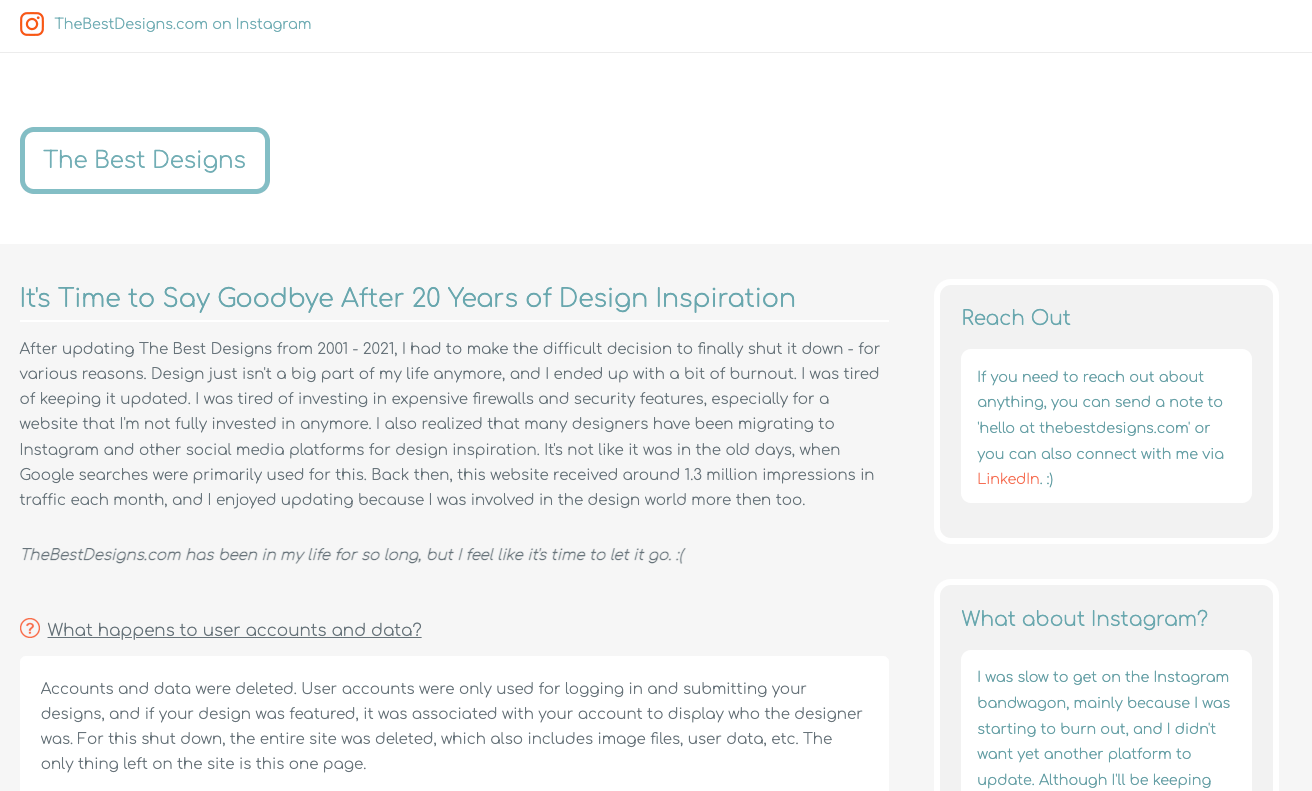 Contoh Desain Website The Best Design
