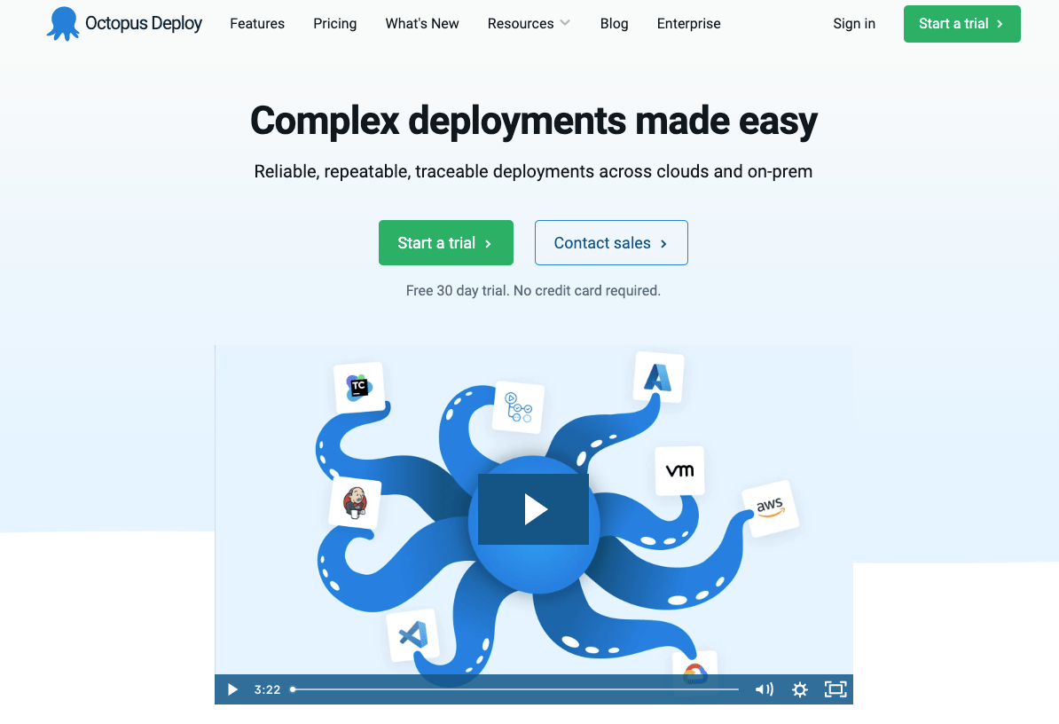 contoh desain website the octopus