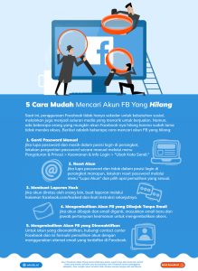 Tenang! Ini 5 Cara Mencari Akun FB Yang Hilang Dengan Mudah