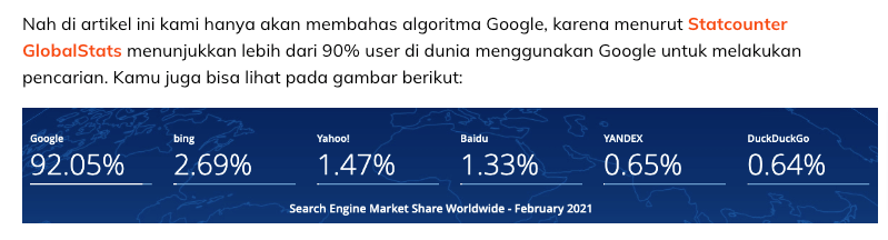 Contoh Bukti atau Referensi Copy Web