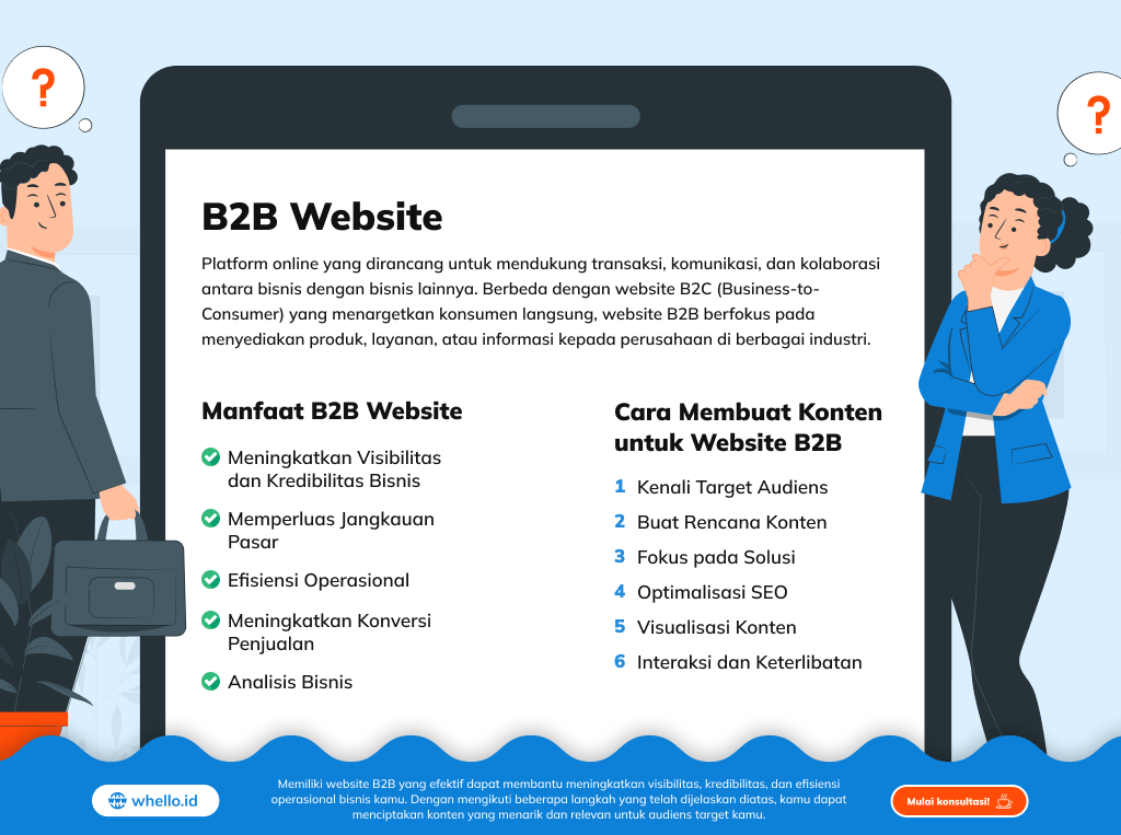 infographic b2b website