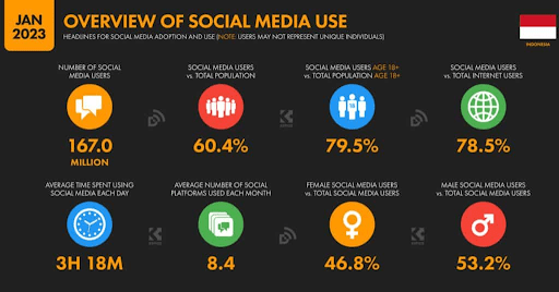 Social Media Usage in Indonesia