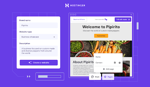 Hostinger Website Builder