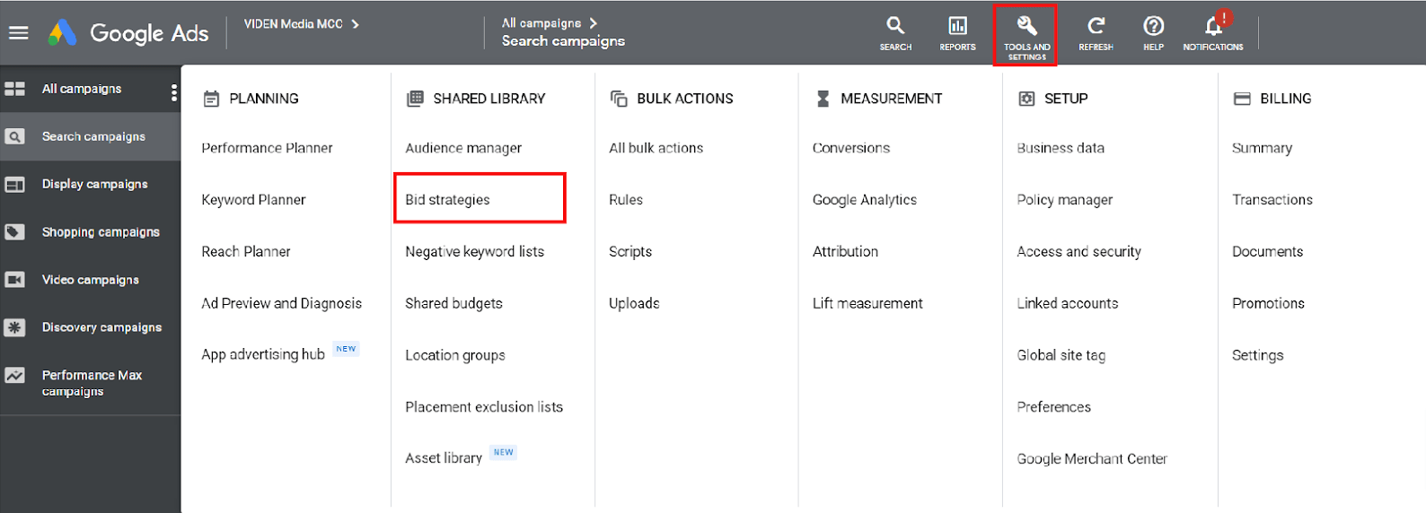 google ads Seasonality Adjustments tutorial