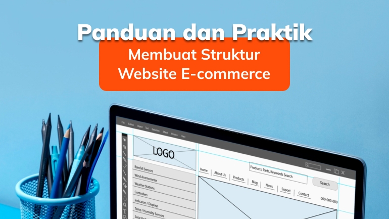 struktur website ecommerce